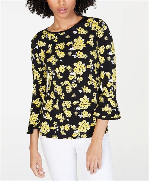 macy's michael kors bell sleeve top|Bell Sleeve MICHAEL Michael Kors Clothing for Women .